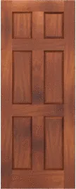 Raised Panel Napa Mahogany Doors